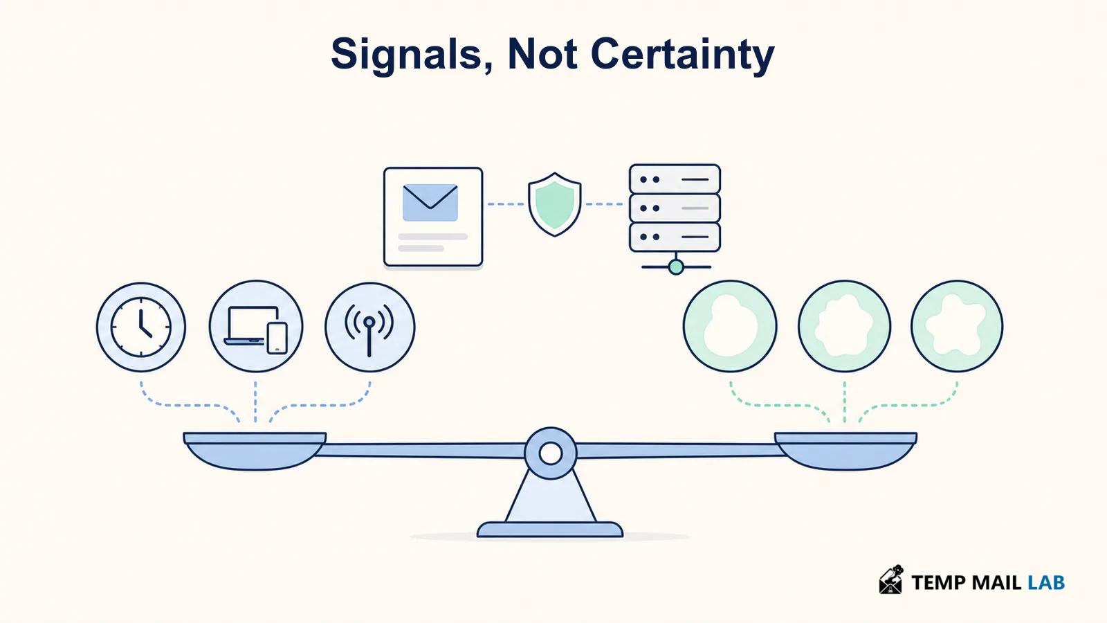 Possible email tracking signals balanced against uncertainty created by privacy protections