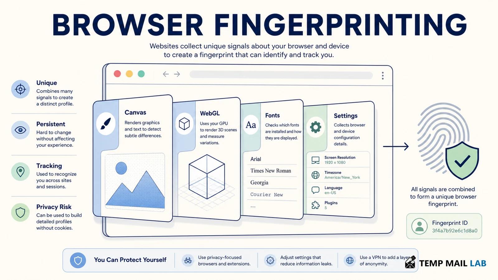 How Browser Fingerprinting Works Without Cookies