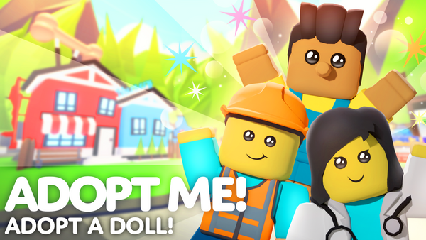 Doctor Doll, Wooden Doll, and Construction Doll welcome you to the Adopt a Doll update! They are wearing a stethoscope, denim dungarees, and a high-vis jacket & hard hat, respectively. 