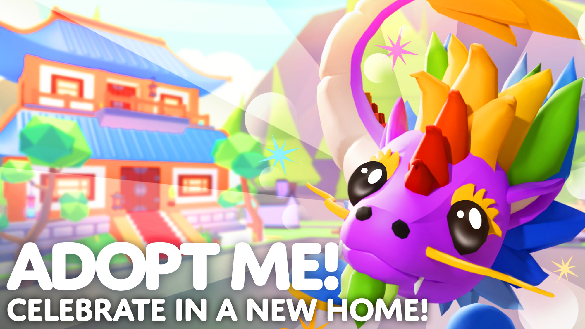 Rainbow Dragon welcomes you to Week 2 of our Lunar New Year Update: Celebrate in a new home, with the new Korean House in the background! 