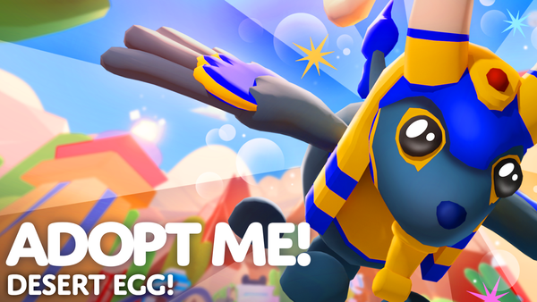 Legendary Criosphinx welcomes you to the Desert Egg update in Adopt Me! 