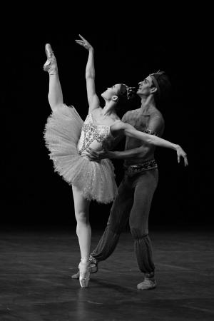 Dancers performing