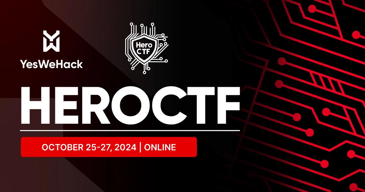 YesWeHack to sponsor HeroCTF 2024!