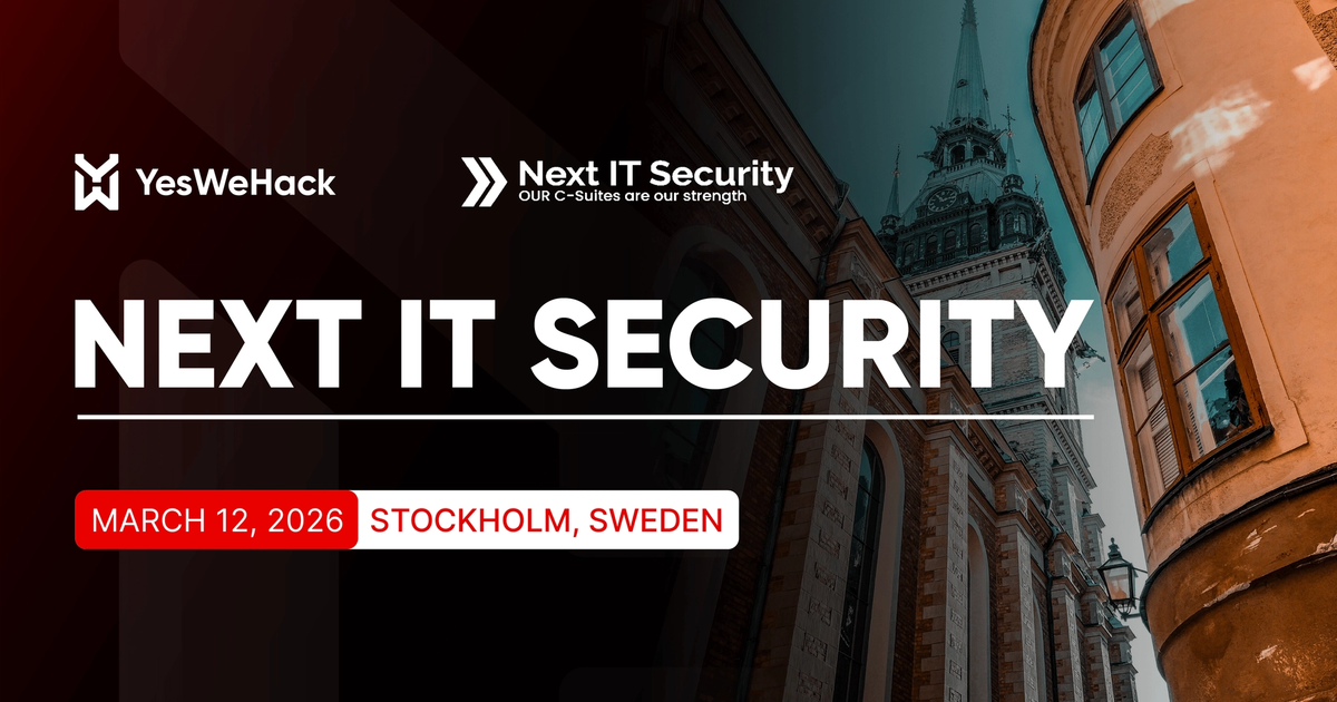 YesWeHack at Next IT Security 2026
