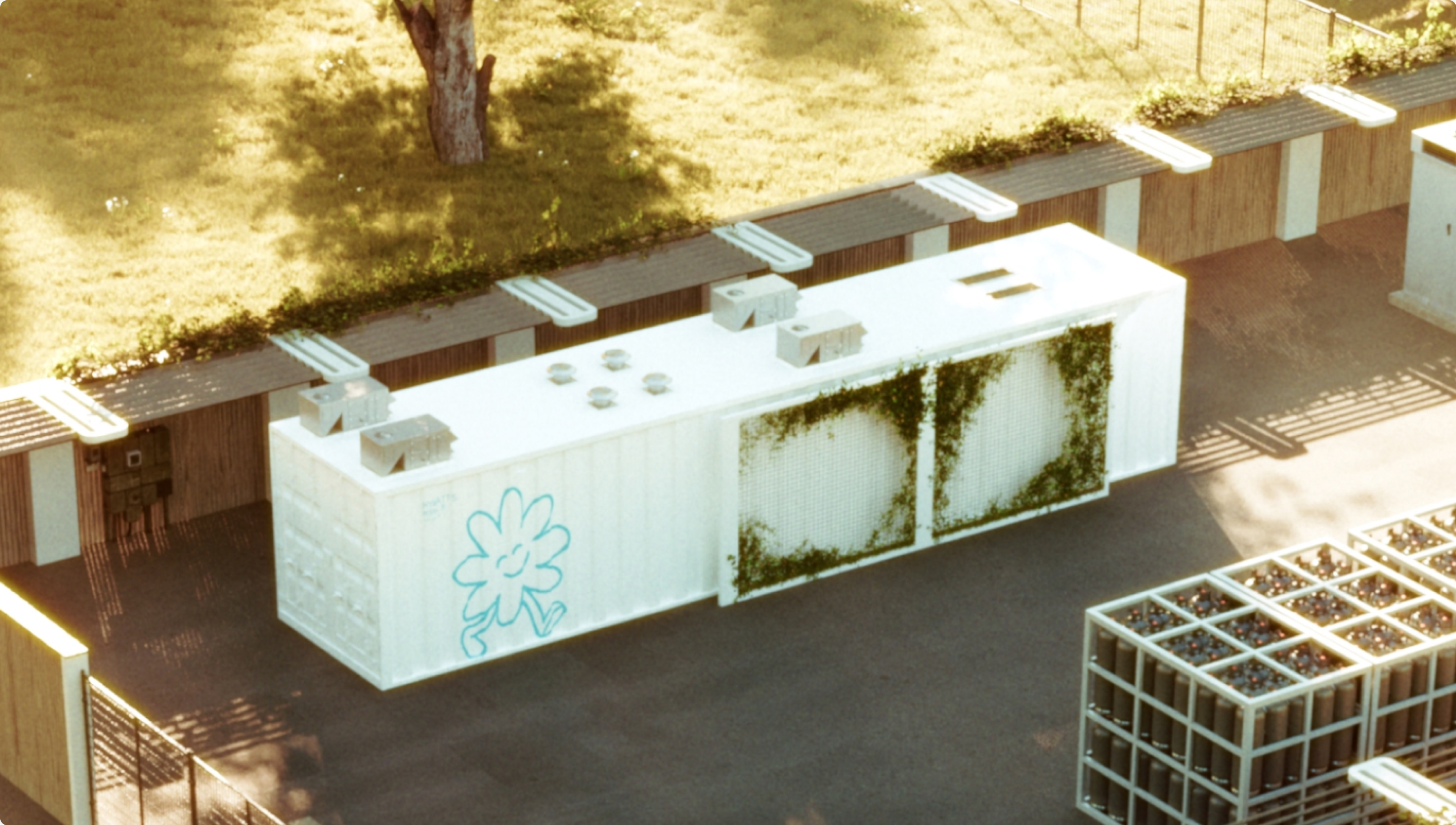 HyWatts units installed in a field