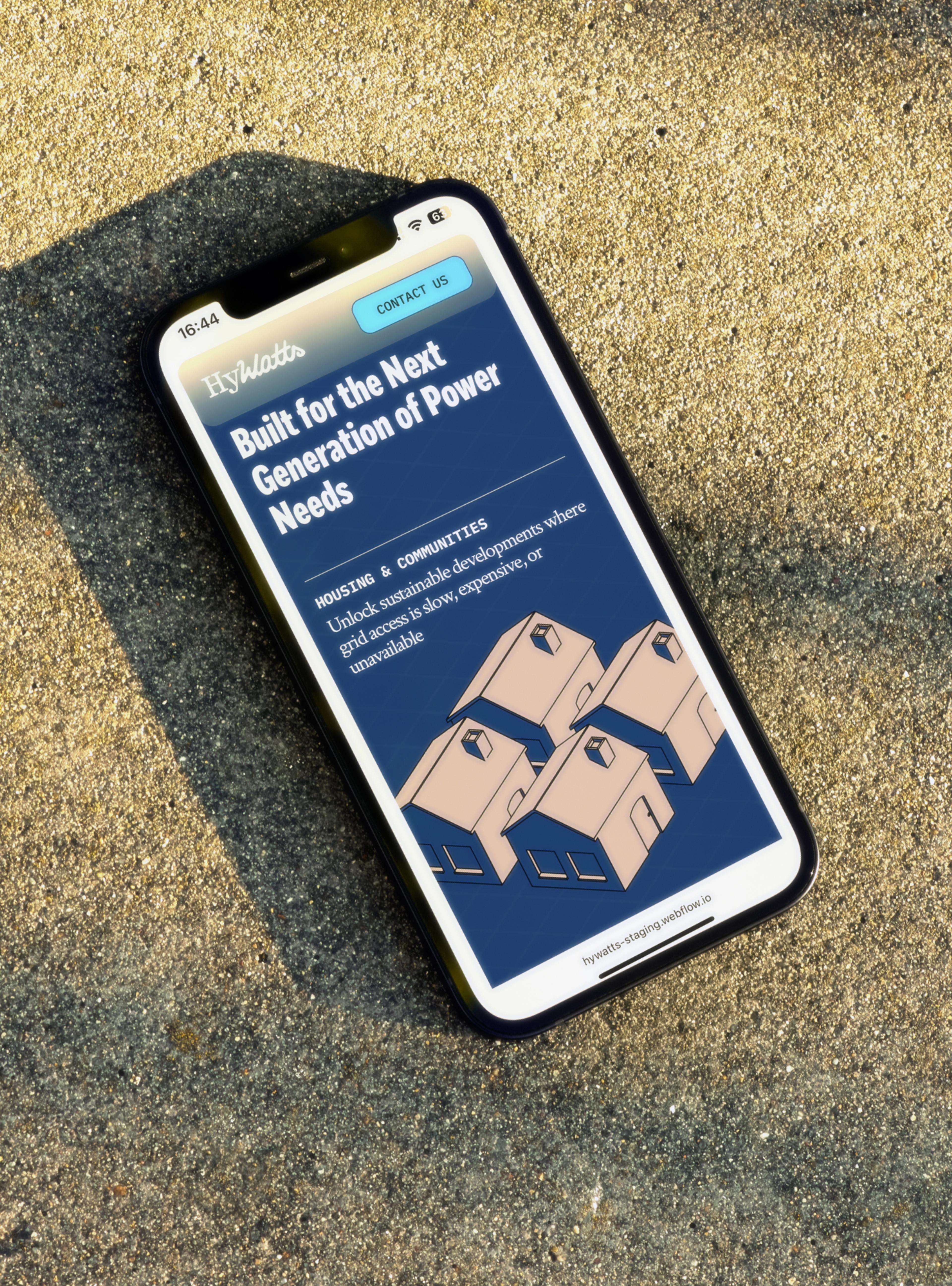 HyWatts app on a phone