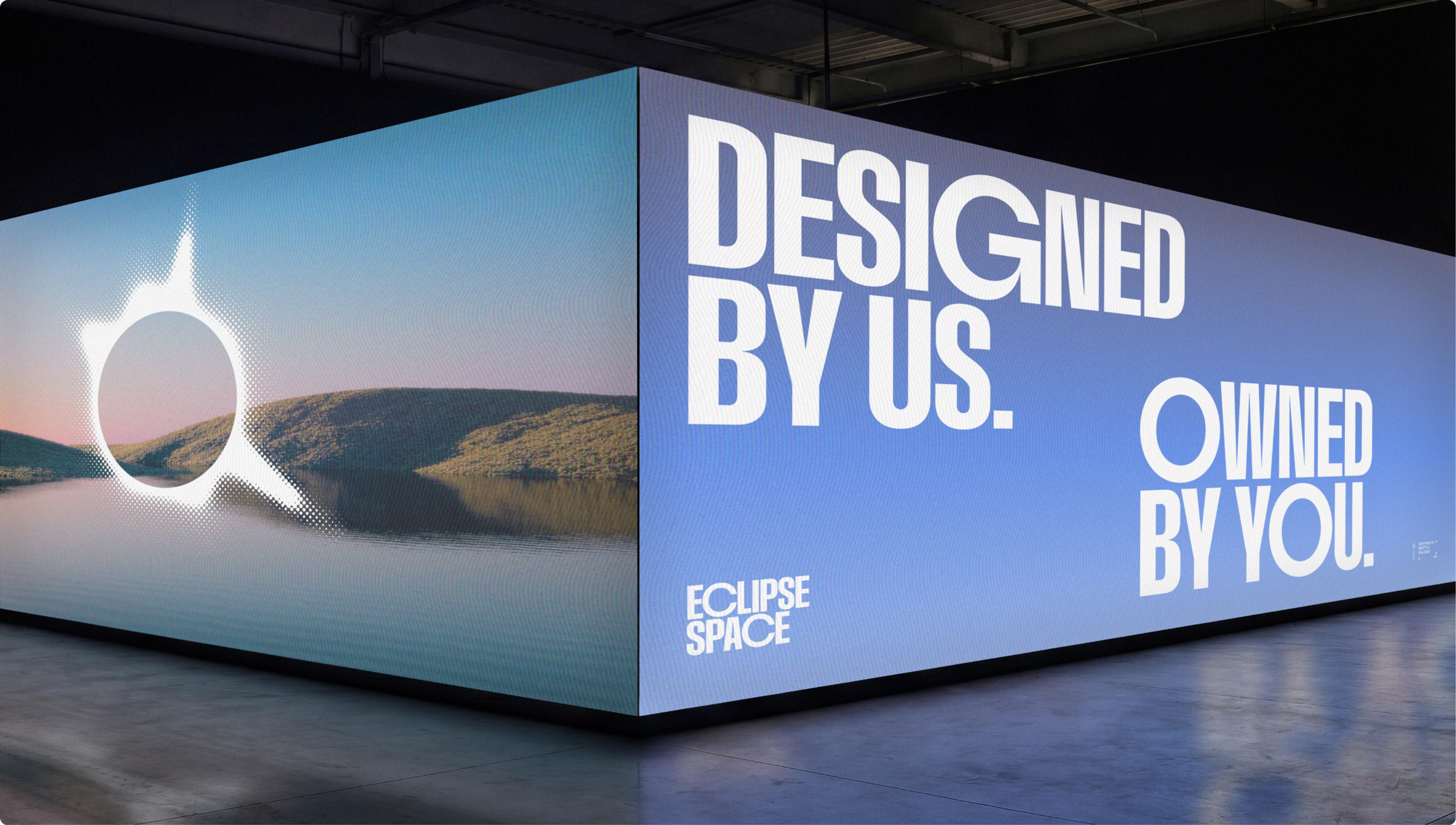Eclipse Space brand line, Designed by us. Owned by you.