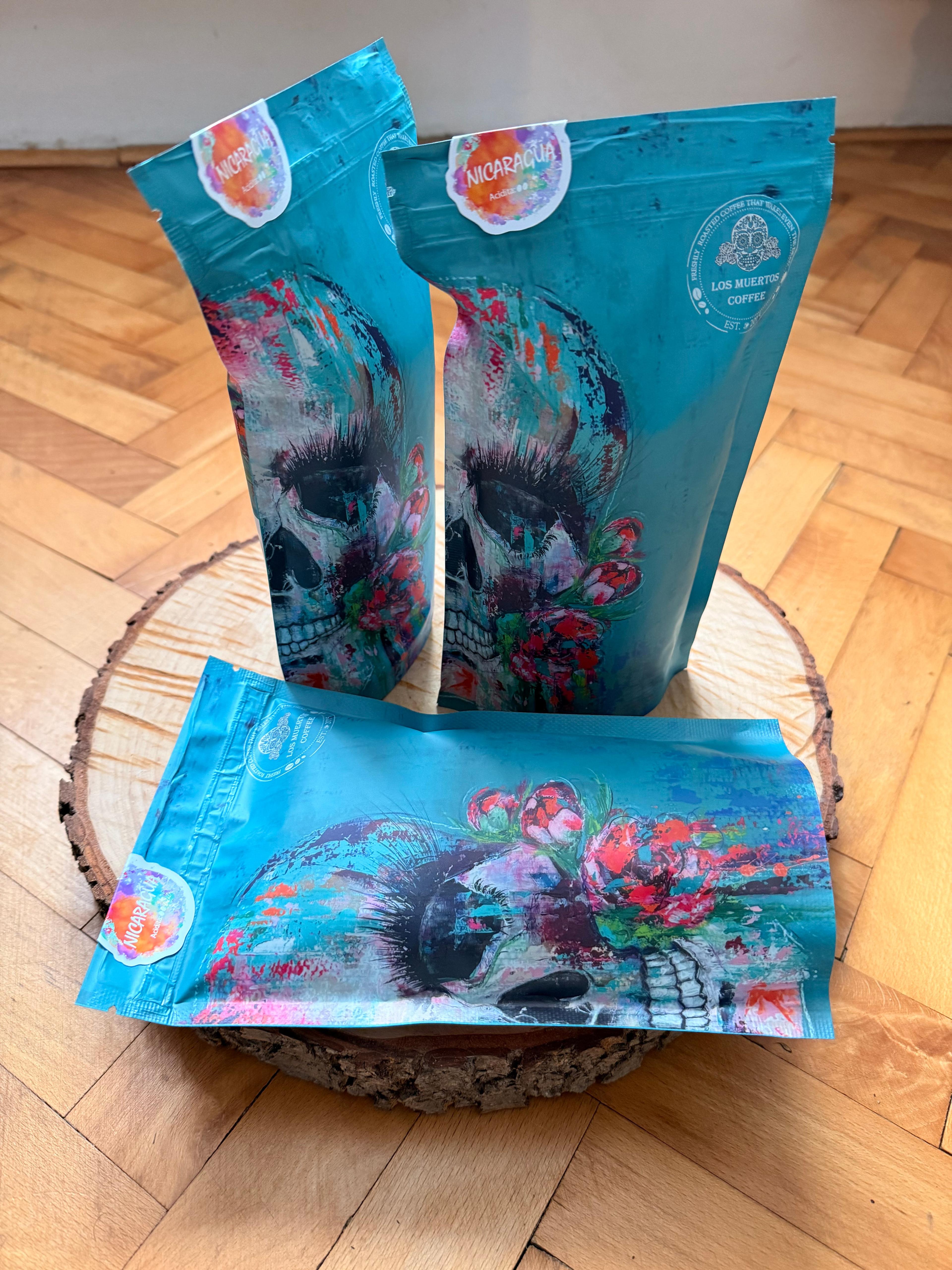 Los Muertos Coffee / Artwork created for coffee packaging 4
