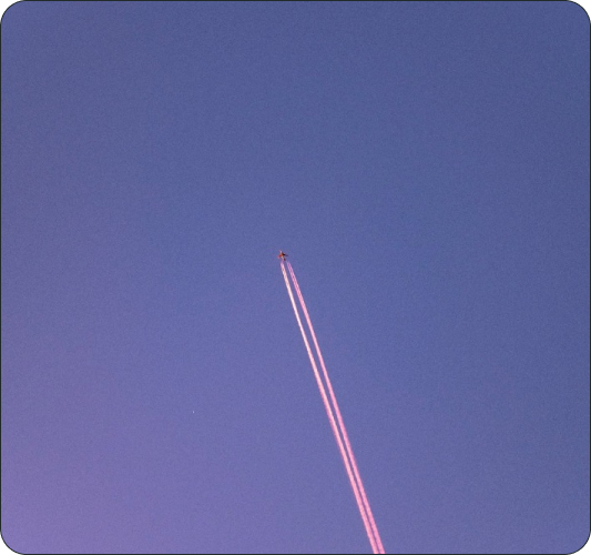 plane in a beautiful blue sky