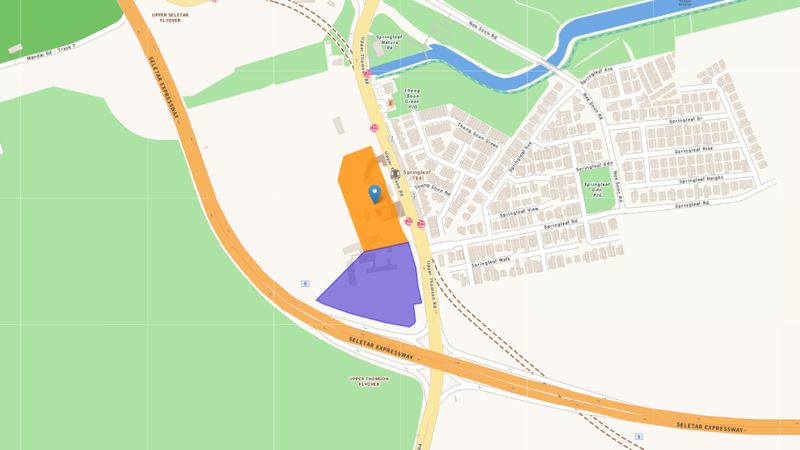Location Map for Upper Thomson