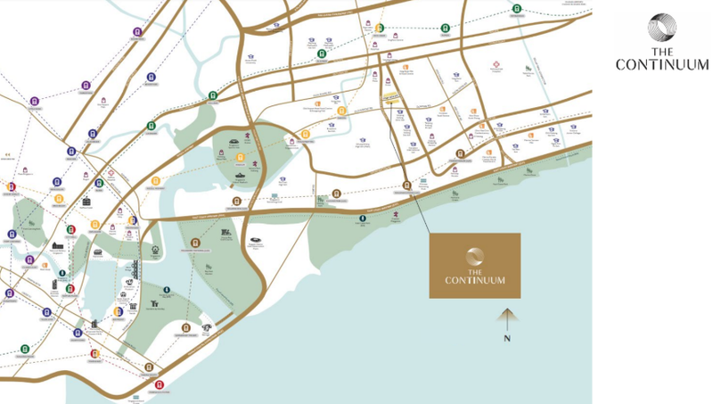 Location Map of The Continuum 