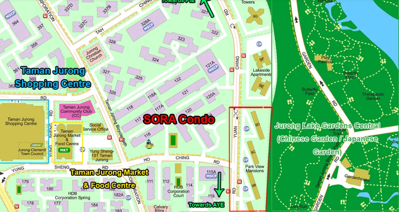  Location Map for Sora