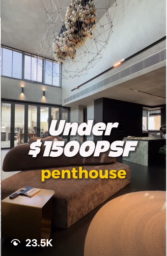 5 Bedder Penthouse Below $1500 PSF