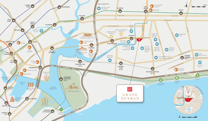 Location Map of Grand Dunman