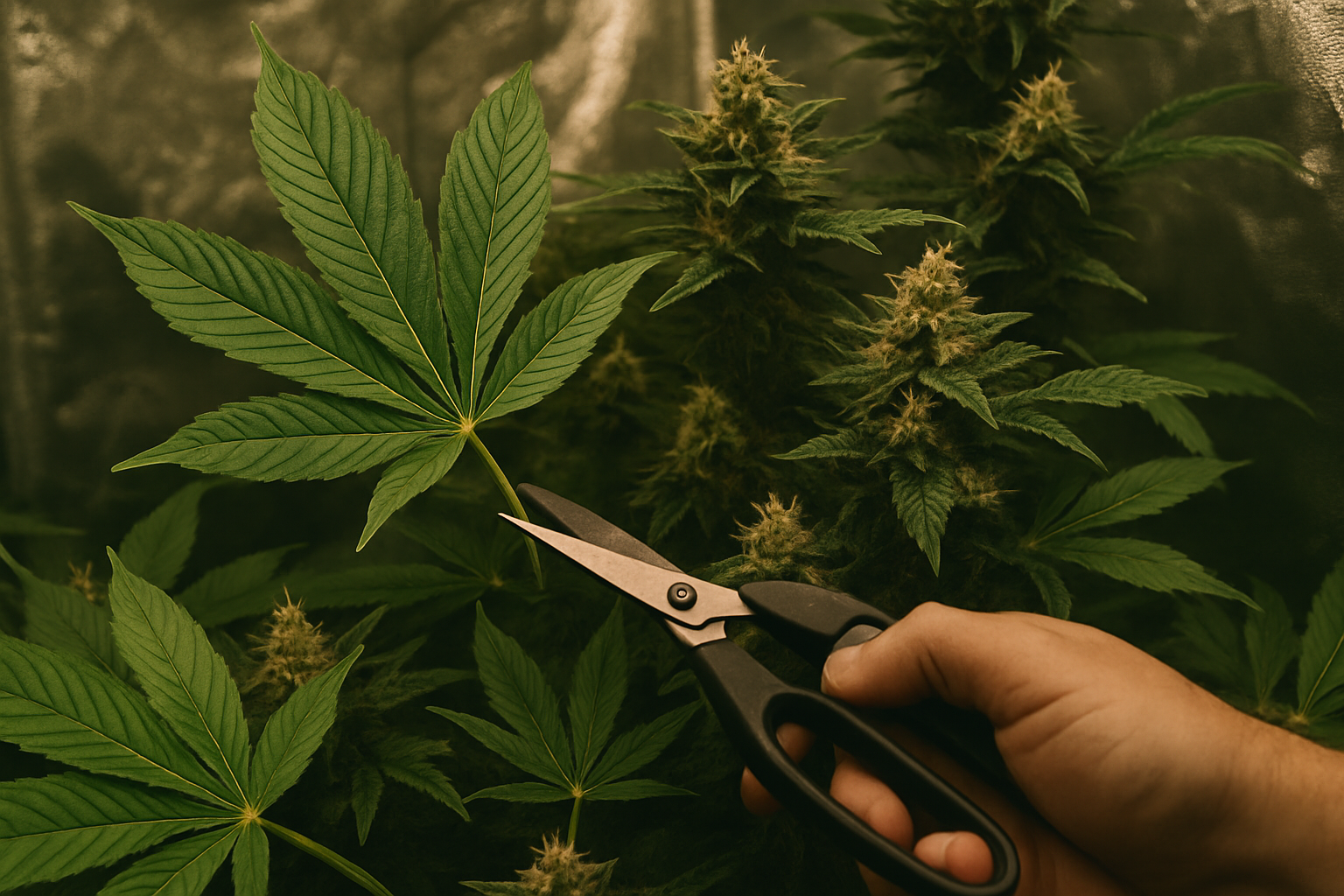 Guide de Défoliation du Cannabis : Comment Retirer les Feuilles pour de Meilleurs Rendements