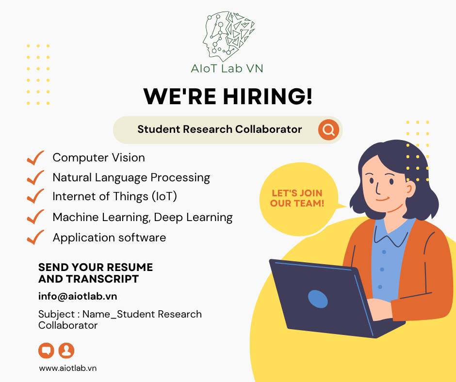 AIoT Lab VN đang tìm kiếm những sinh viên tài năng 2025