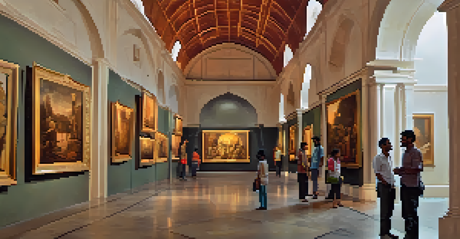 Visitors exploring the exhibits inside Kolkata's Indian Museum.