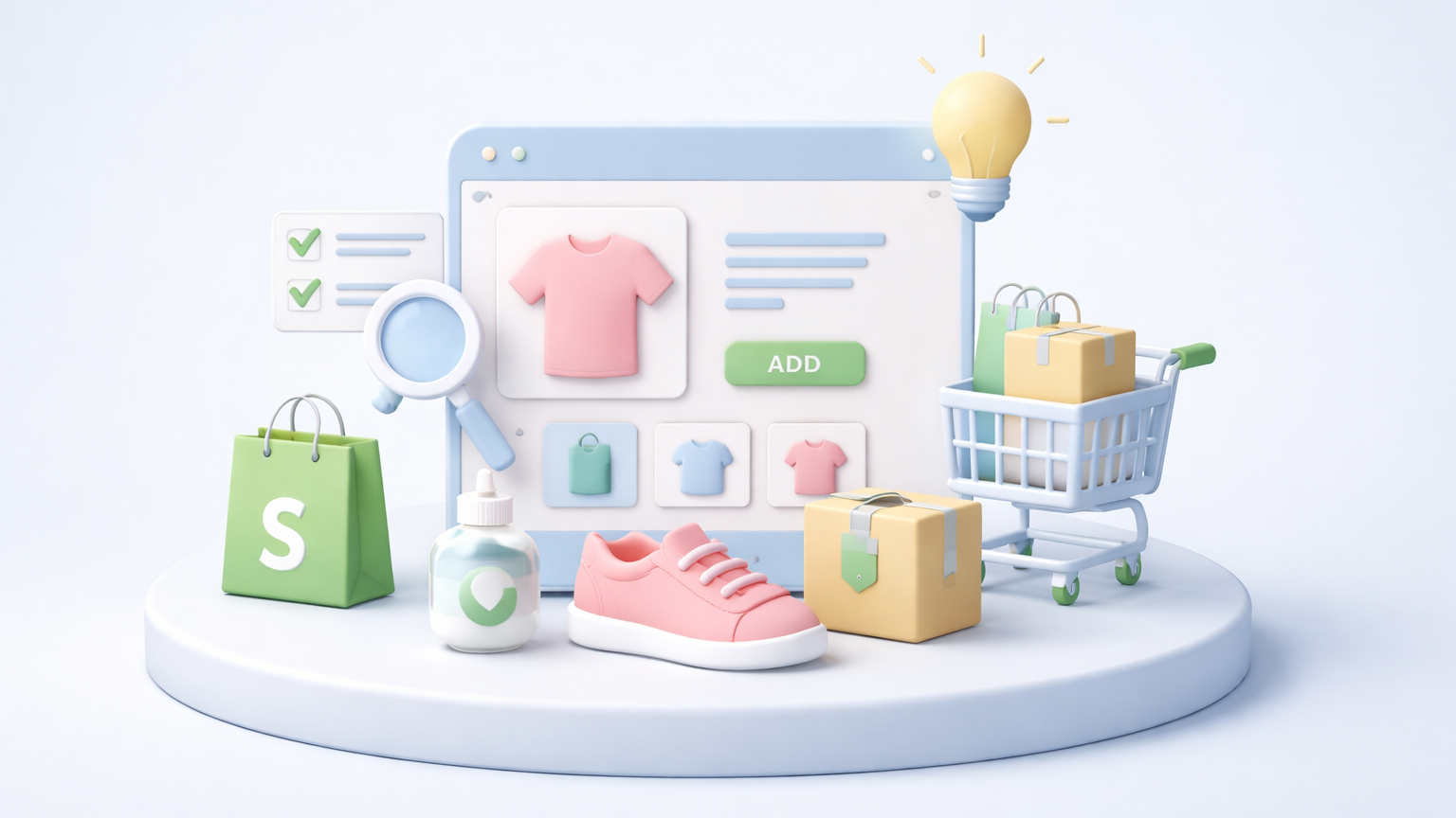 Blurred blog main image. Getting Started with Shopify Products: A Simple Guide for New Store Owners
