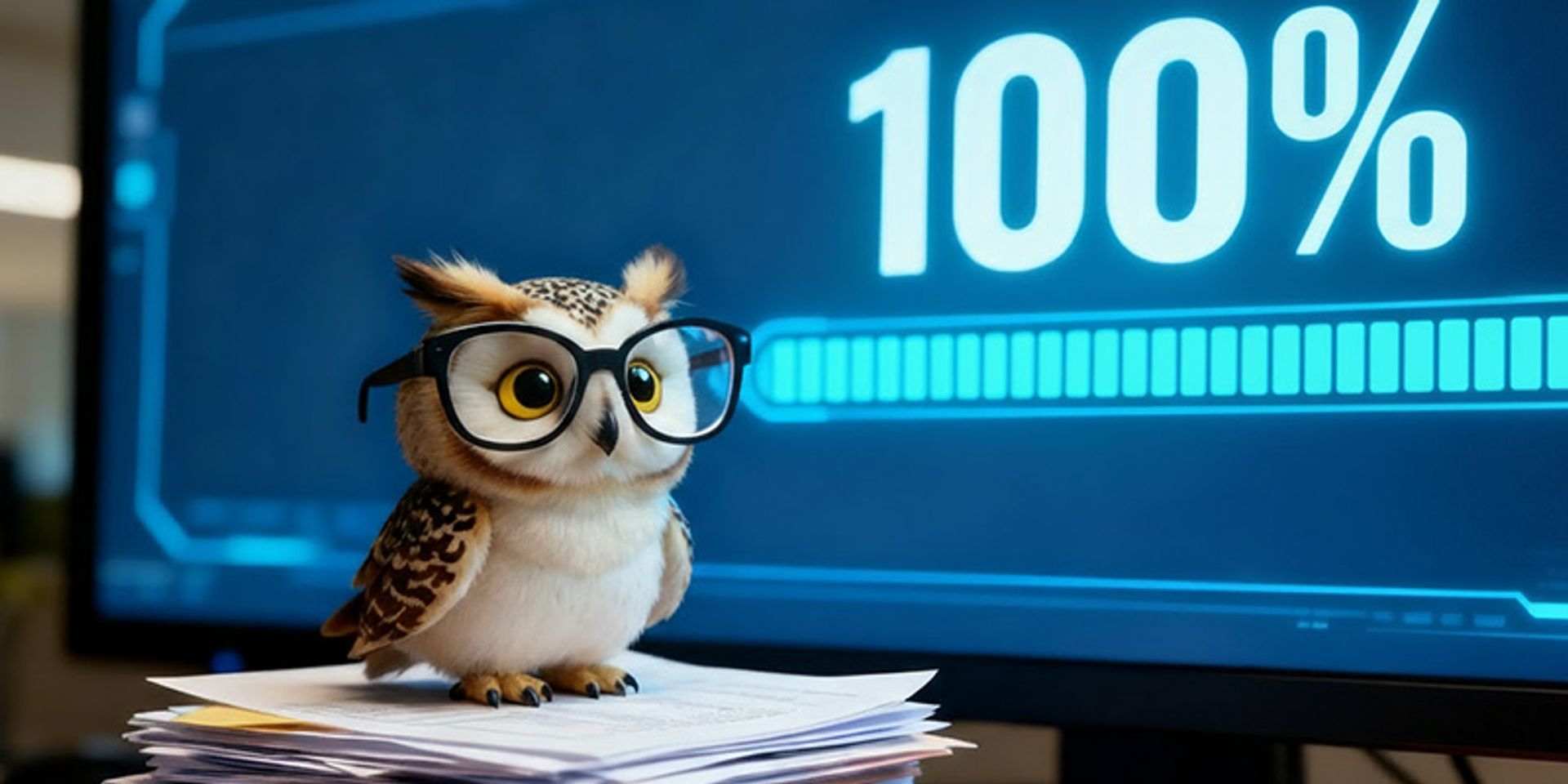 Build Your Knowledge Base Zarie owl on stack of documents
