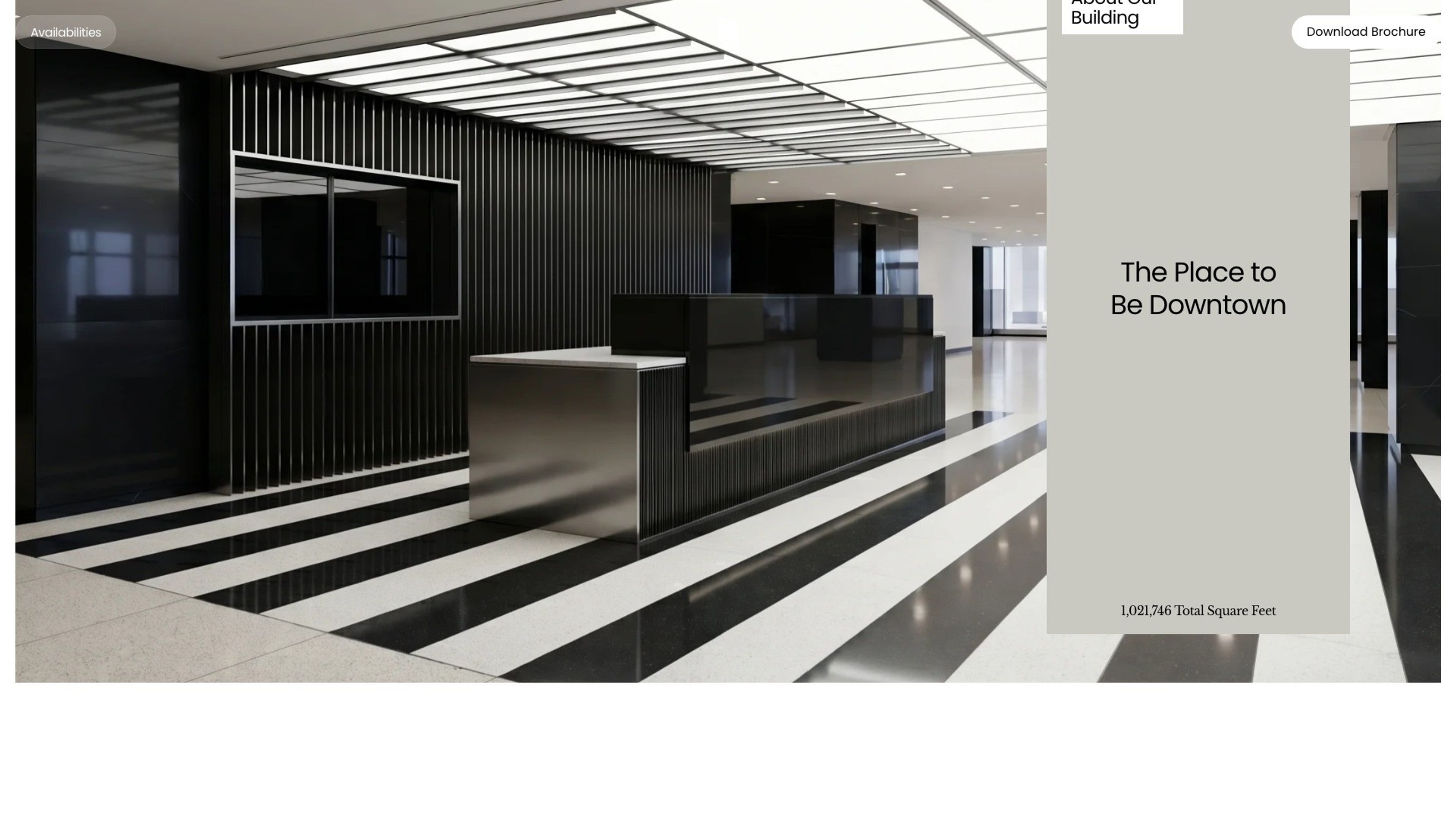 59 Maiden Lane website, desktop screen 2