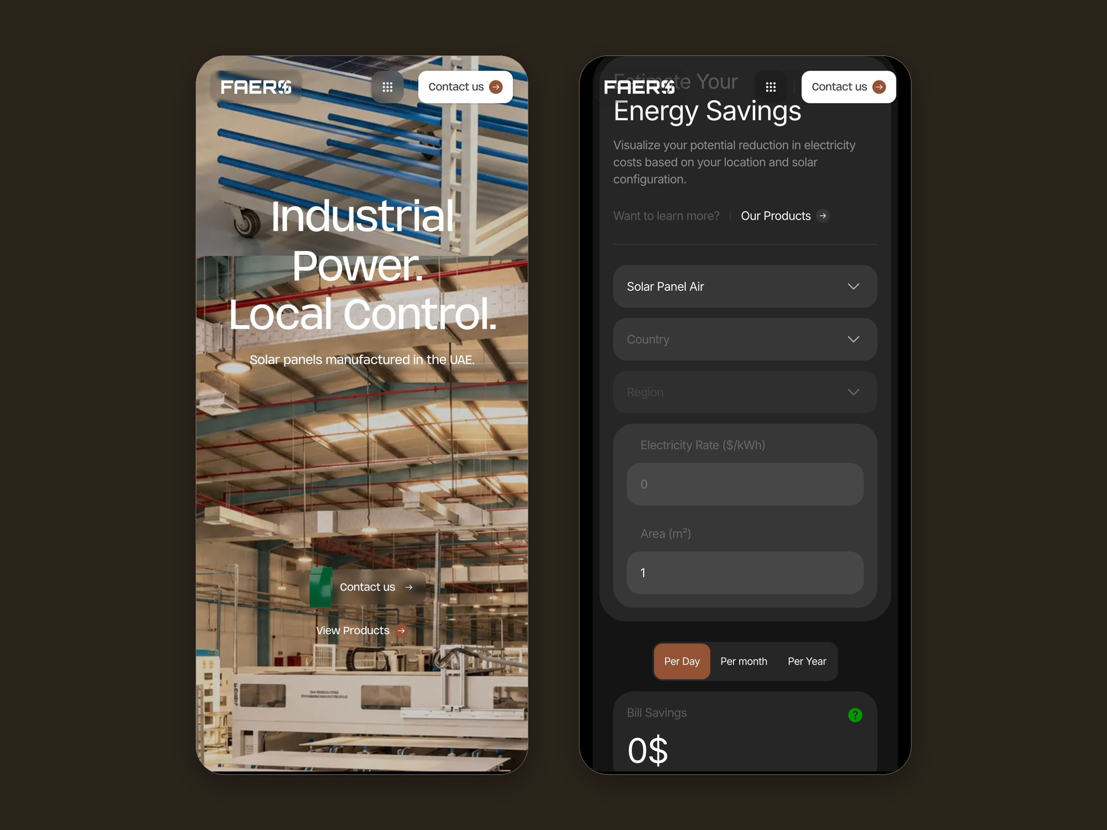 FAERS website, mobile screen 8