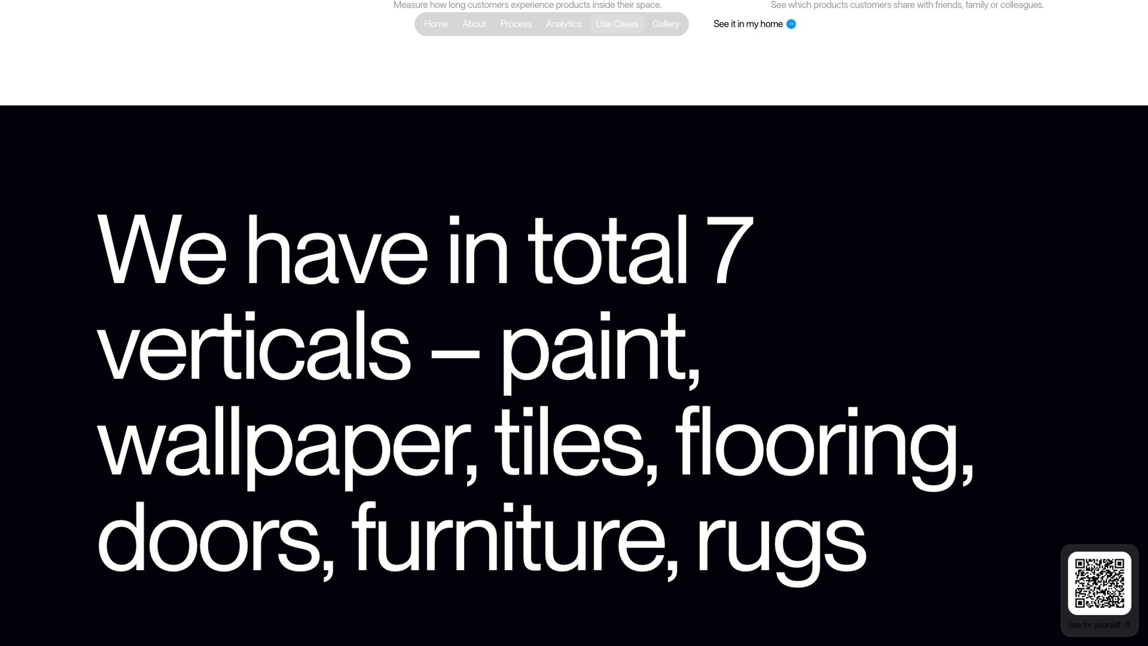 See for Yourself website, desktop screen 5