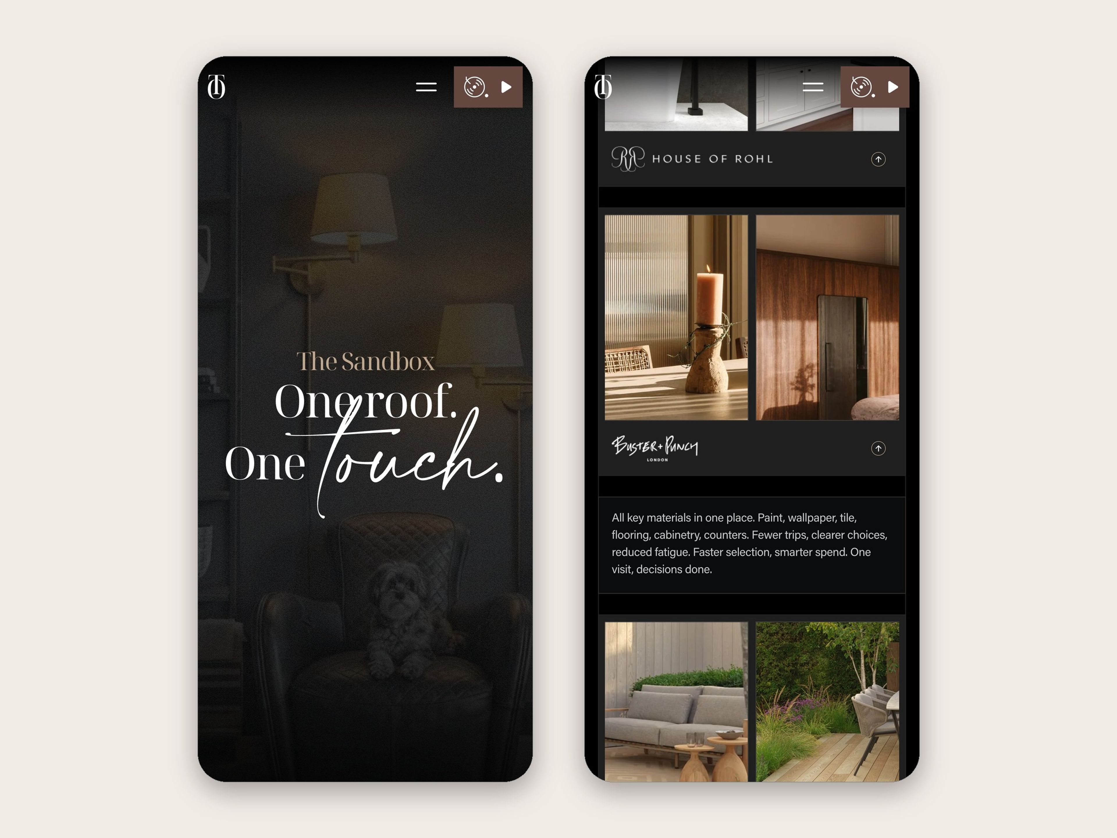 LOFT Thirty One website, mobile screen 10