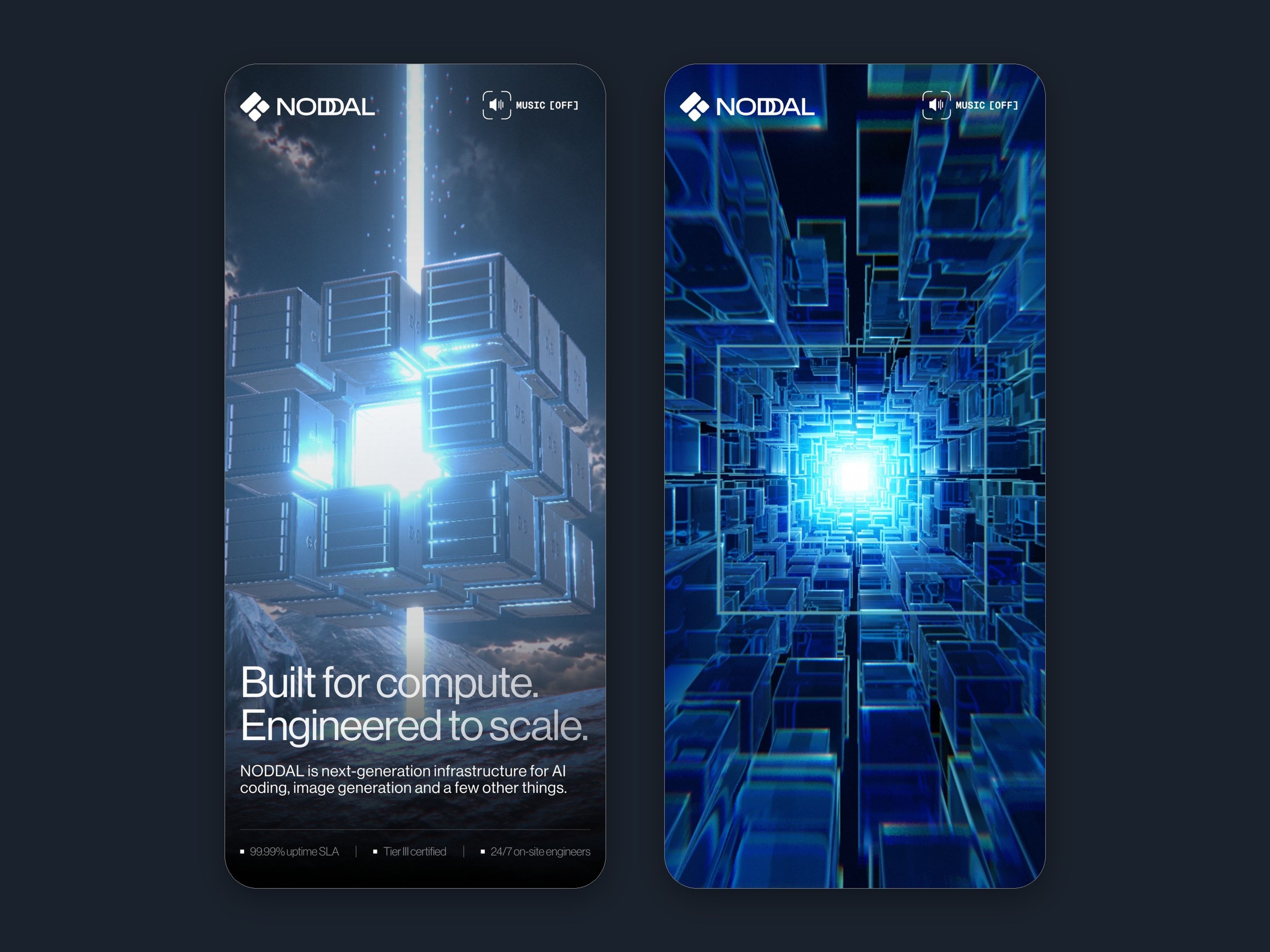 NODDAL website, mobile screen 8