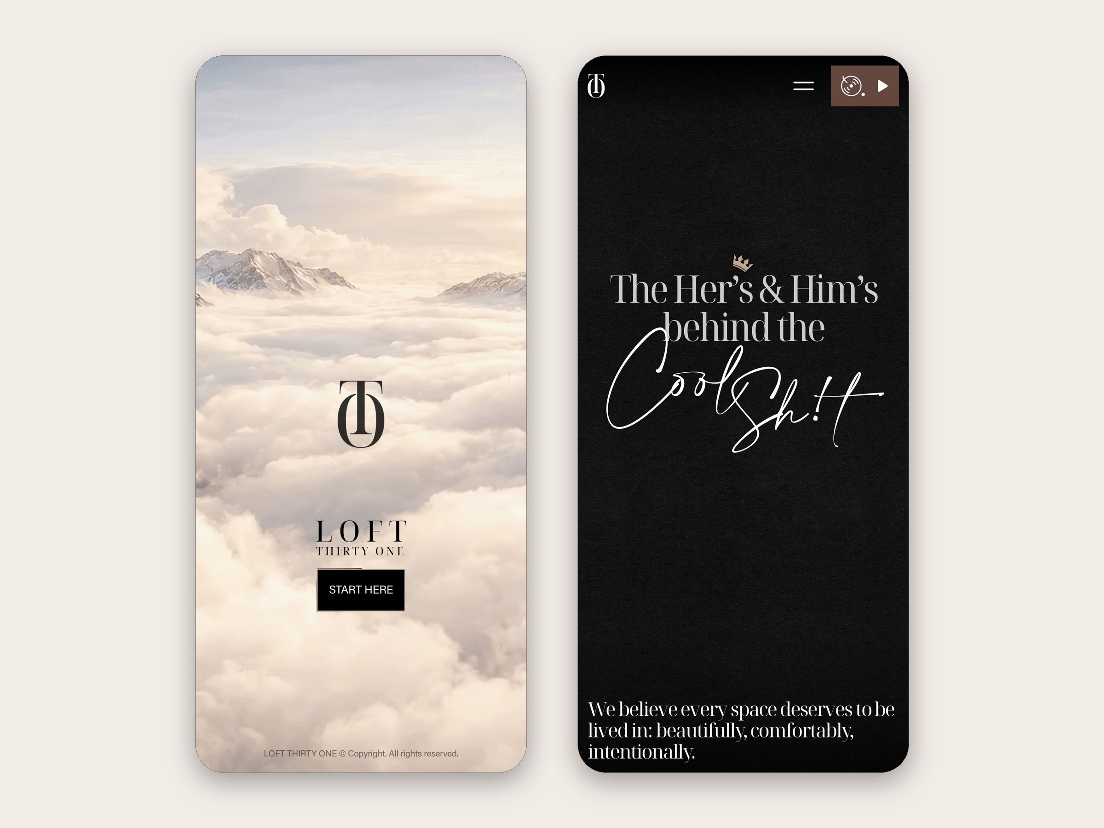 LOFT Thirty One website, mobile screen 8