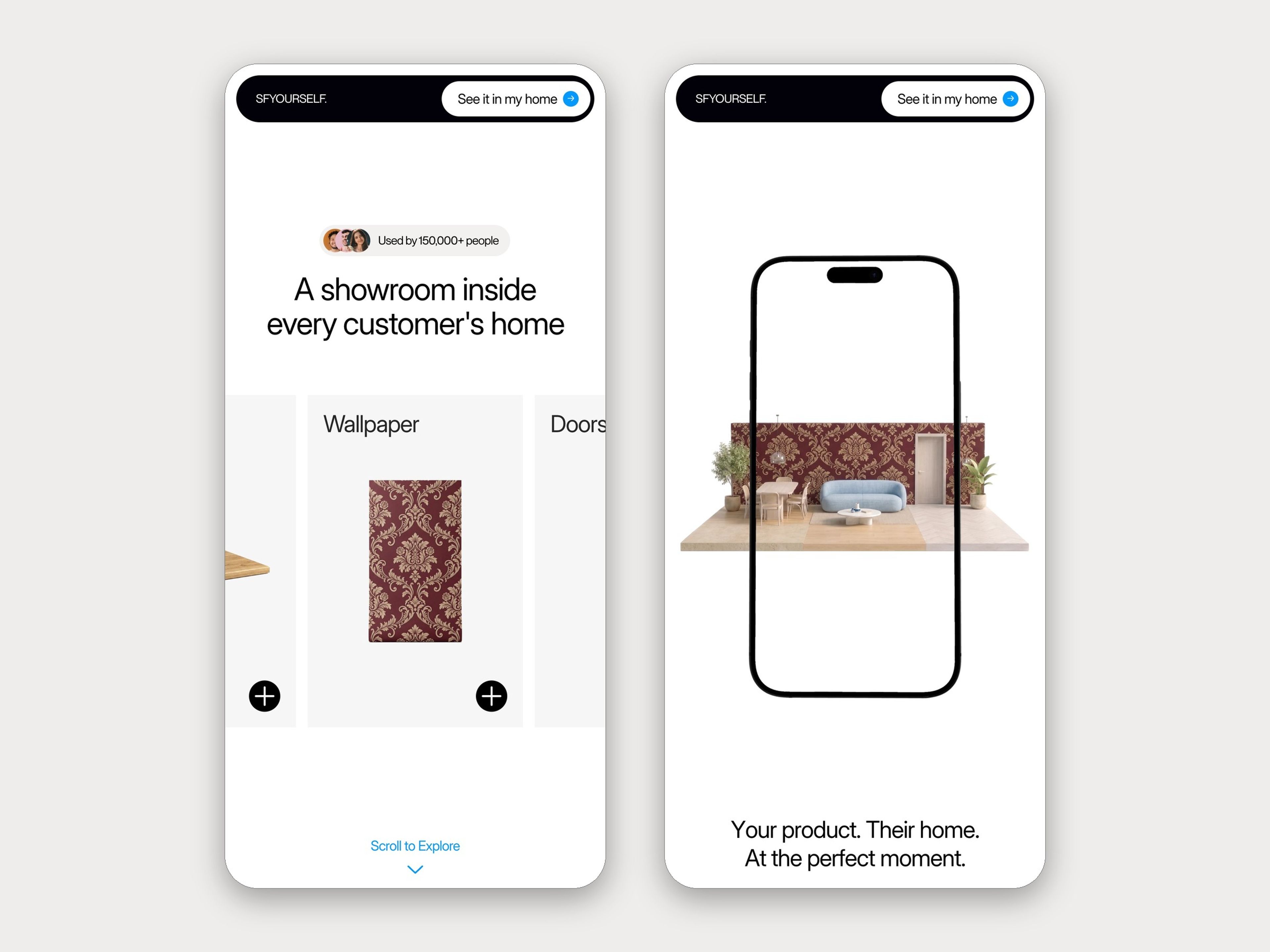 See for Yourself website, mobile screen 8