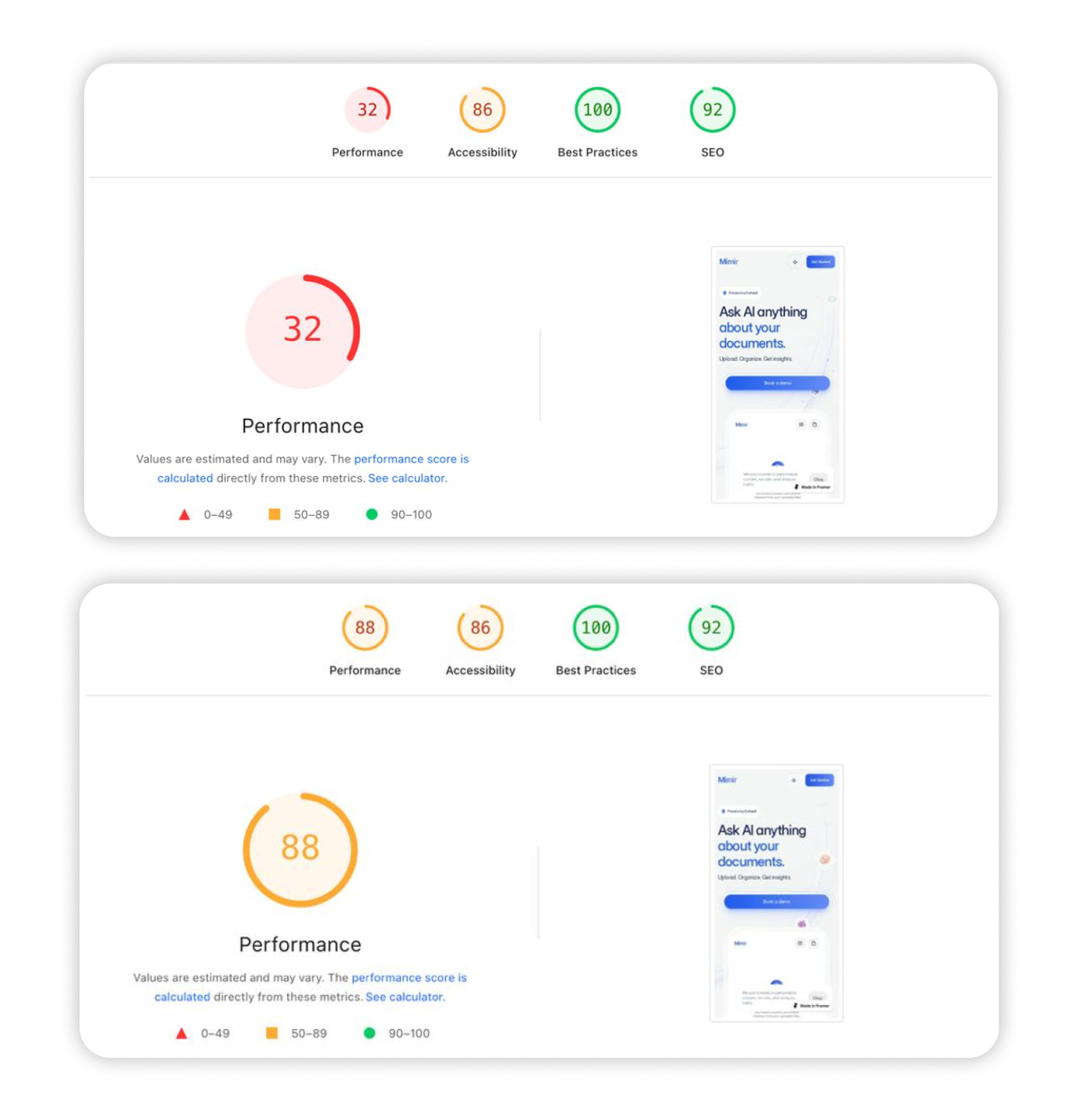 8 things we check before launching any $30K+ Framer website: illustration 1