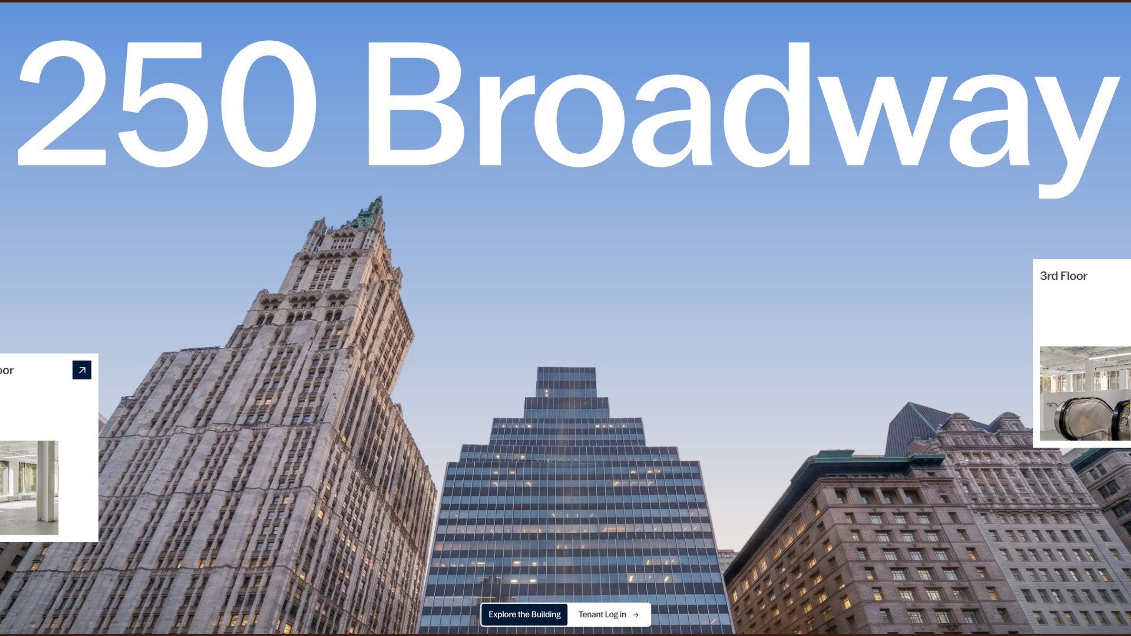 250 Broadway website, desktop screen 6