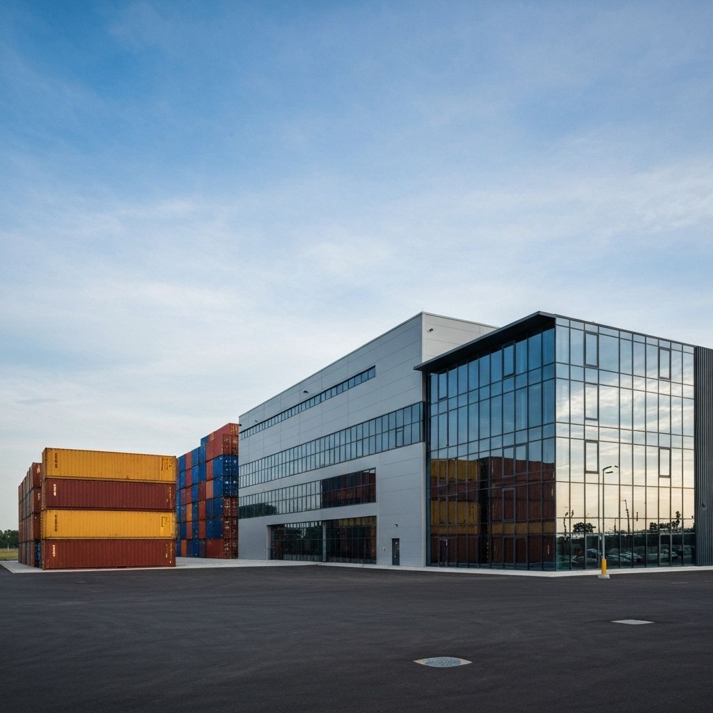 Modern industrial facility