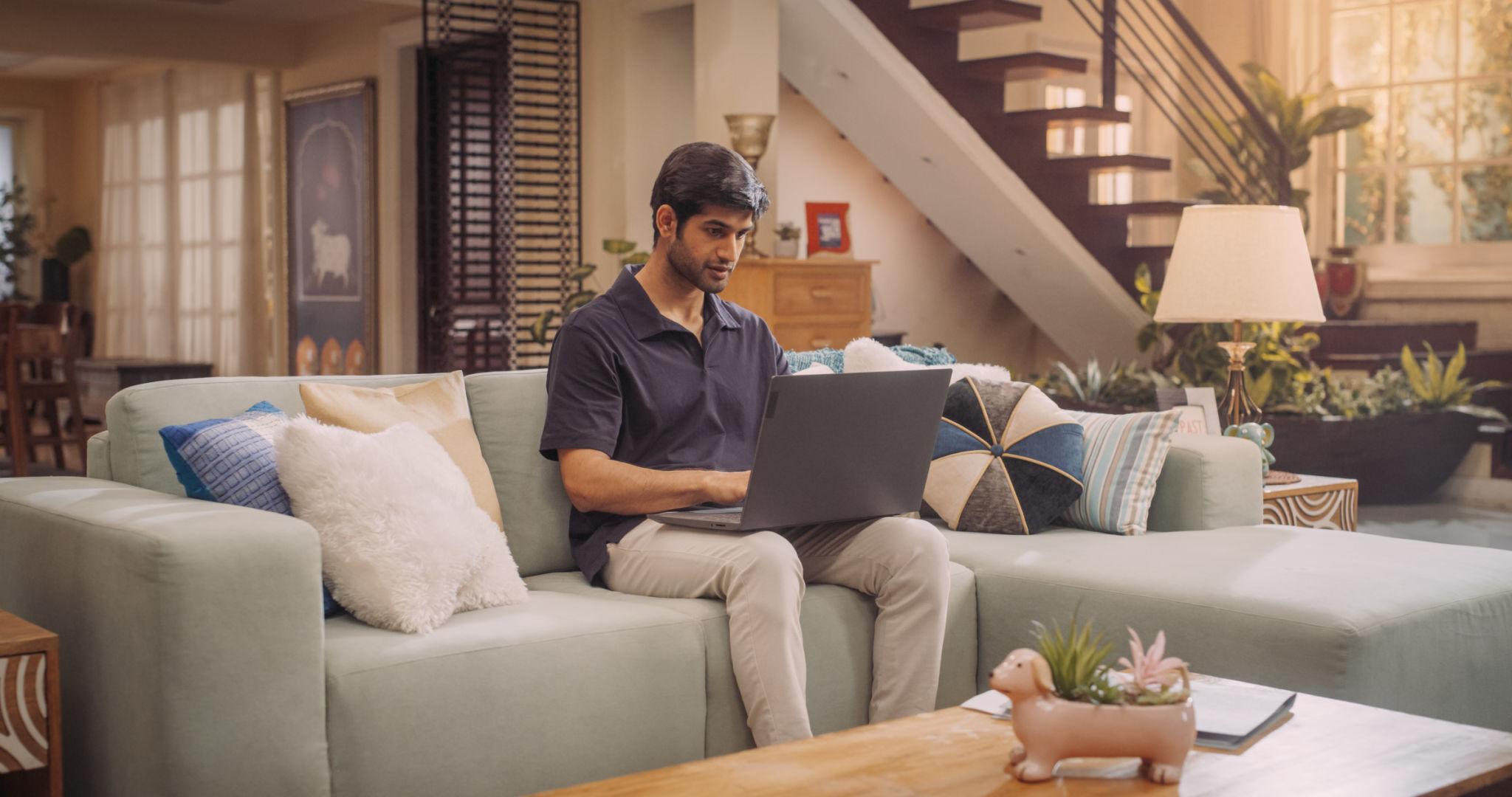 Online business work from home setup