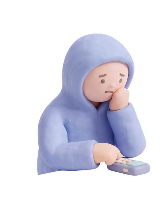 Illustration of a person describing their symptoms
