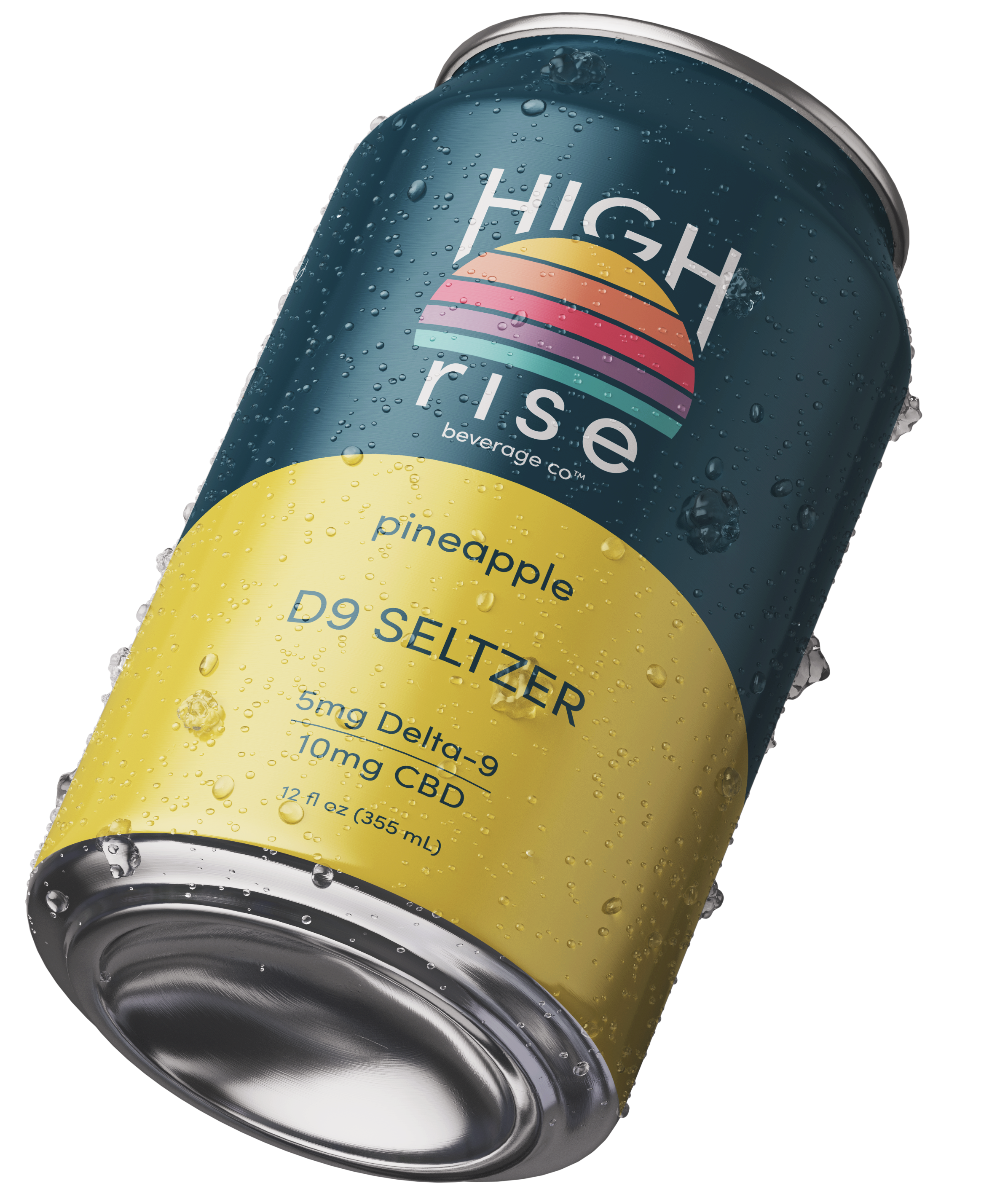 High Rise D9 THC Pineapple Seltzer