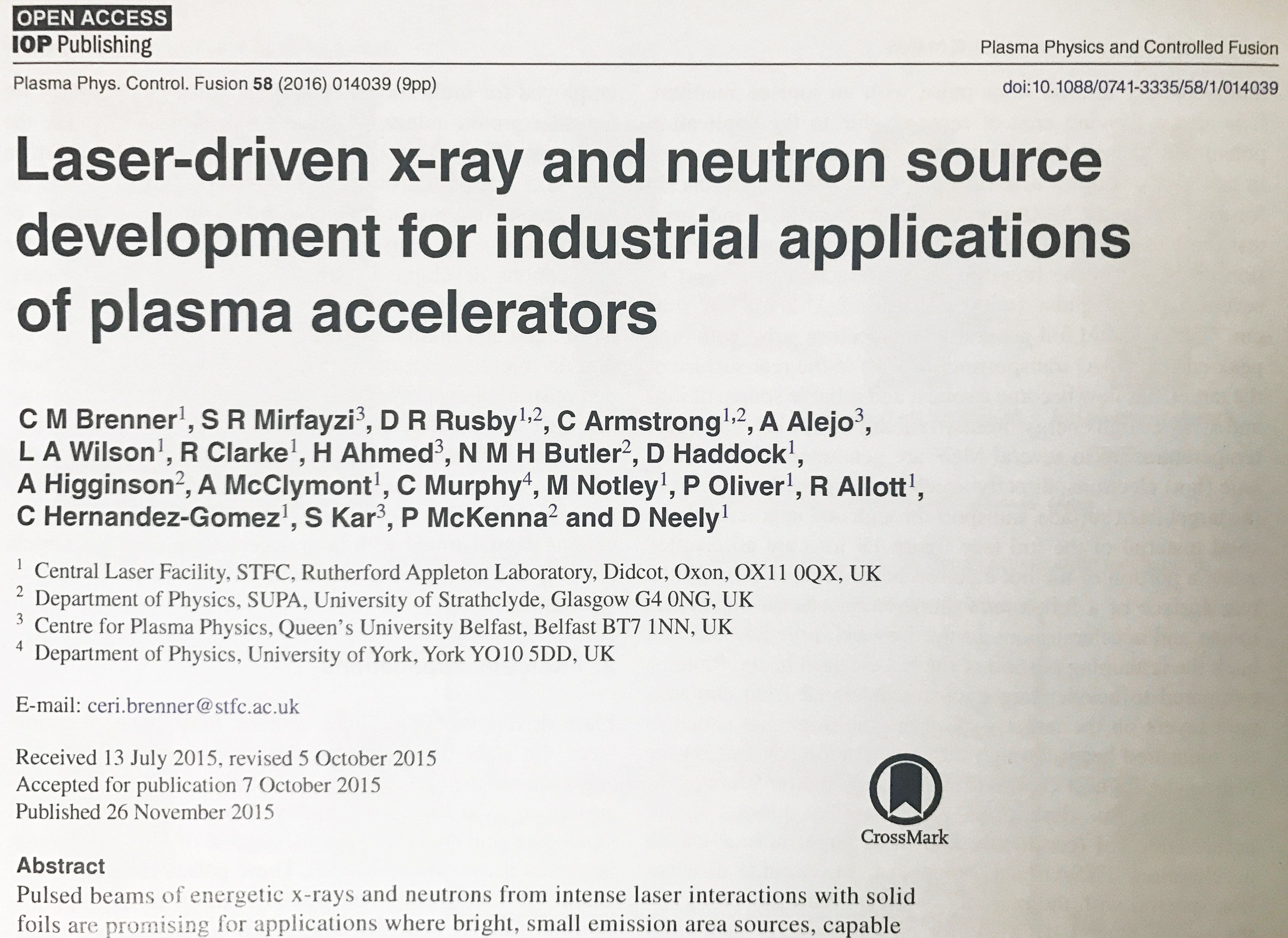 Laser-driven x-ray and neutron source development for industrial applications of plasma accelerators