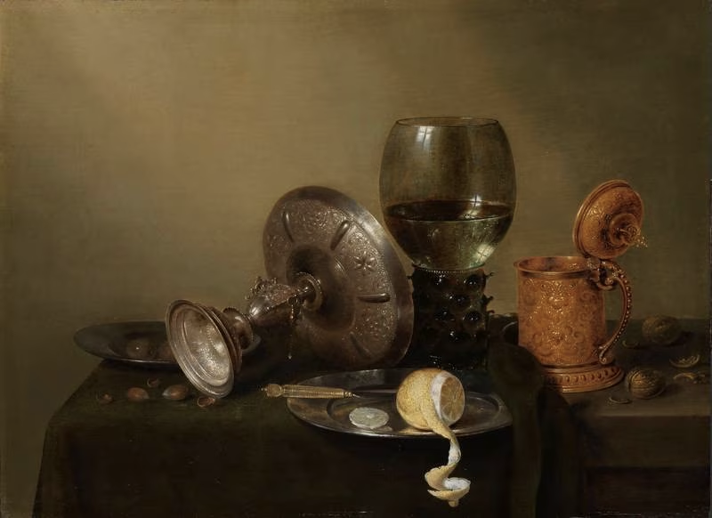 Still Life with a gilded Beer Tankard, Willem Claesz. Heda, 1634.