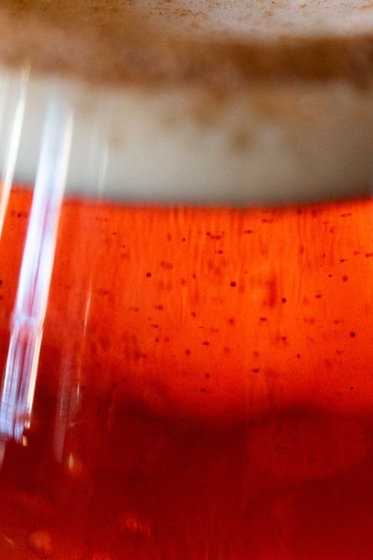 Red ale closeup