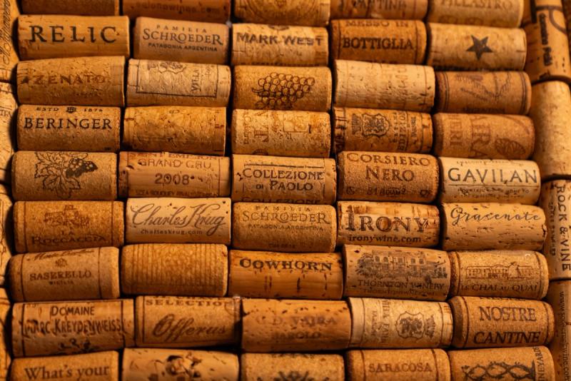 Wine cork collection