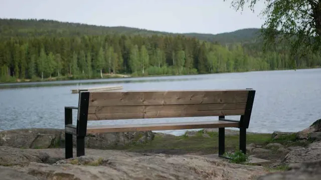 − Å tenke aldersvennlig kan f eks. være å sette ut flere benker som innbyr til å komme seg ut og være del av lokalsamfunnet, forteller Anne Berit Rafoss, prosjektleder i Senteret for et aldersvennlig Norge. I Oslo kommune er det satt opp benker ved Sognsvann. Foto: Sindre Haarr