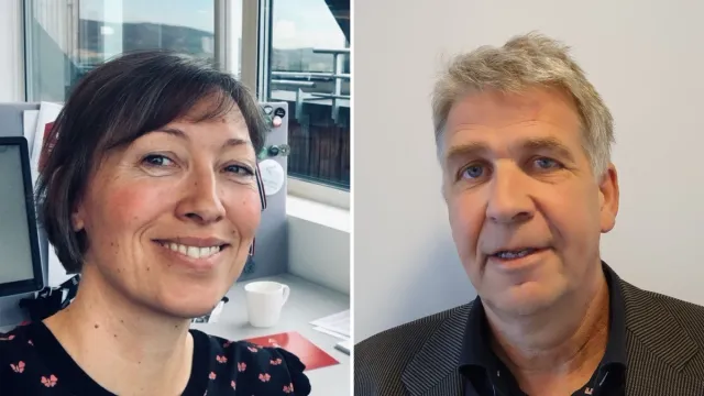 Bodil Motzke og Tore Fredriksen i Oslobygg. Foto: Oslobygg