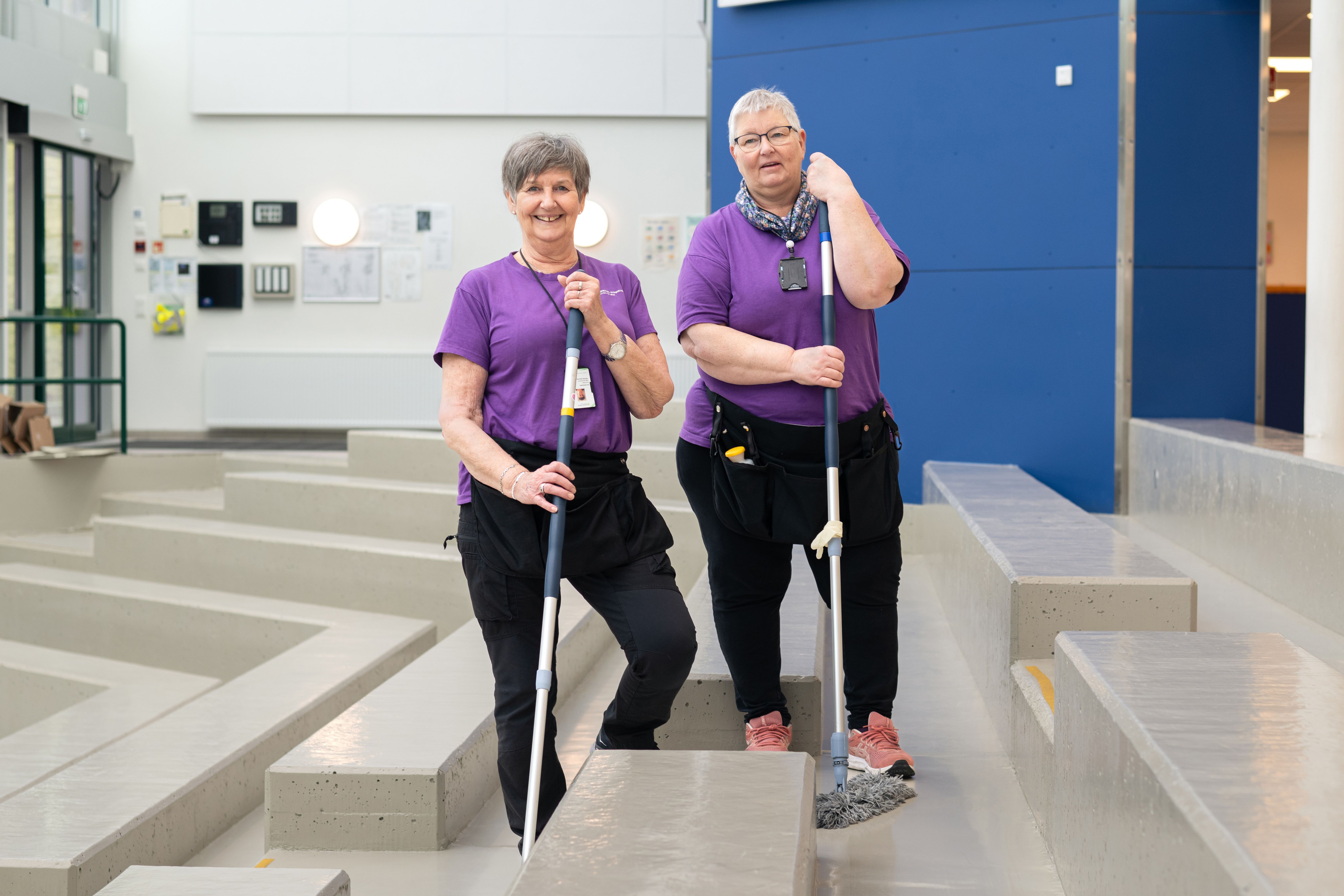 Bilde av Eva Simonsen (t.v.) og May-Brith Sviland. Foto: Eigersund kommune