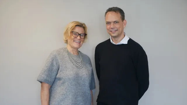 Administrerende direktør i NKF, Kirsti Kierulf og Daglig leder i co2pilot, Rolf Hagen.