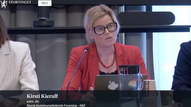 Kirsti Kierulf på Stortinget.