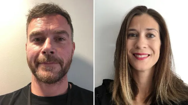 Eiendomssjef i Rælingen kommune, Terje Dalgård og prosjektleder i Alver kommune, Linn Hagen.