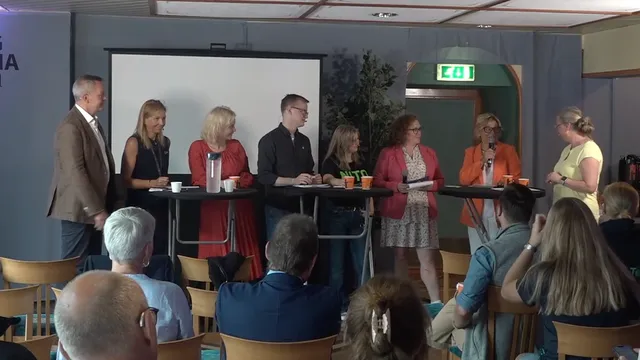 Fra panelsamtalen om klimaingeniører i norske kommuner.