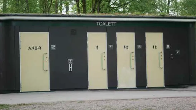 Tilgjengelige toaletter i rekreasjonsområder og parker. Her ved Sognsvann i Oslo. Foto: Sindre Haarr.