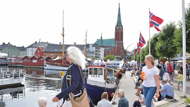Bilde tatt under Arendalsuka