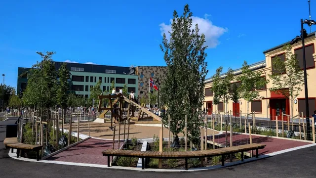 Voldsløkka skole og kulturstasjon. Foto: Oslo kommune